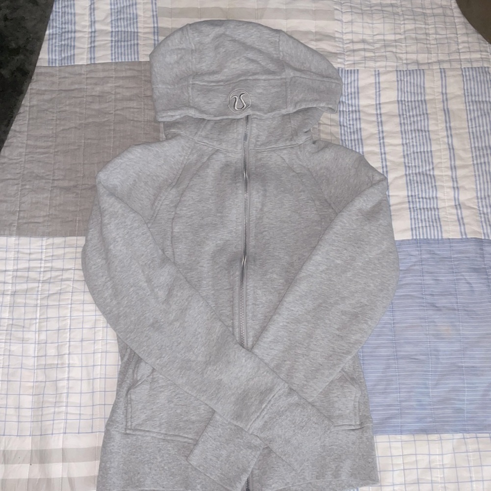 Lululemon Scuba Full-Zip Hoodie - Heather Grey